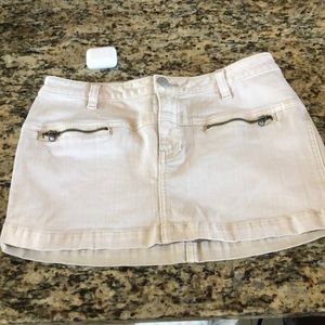 Free people denim skirt!
